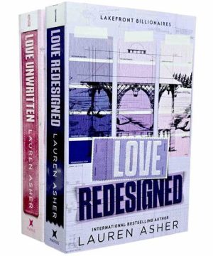 Lakefront Billionaires Series By Lauren Asher (Love Redesigned & Love Unwritten) 2 Books Collection Set - Fiction - Paperback